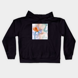 Orange Daisy Kids Hoodie